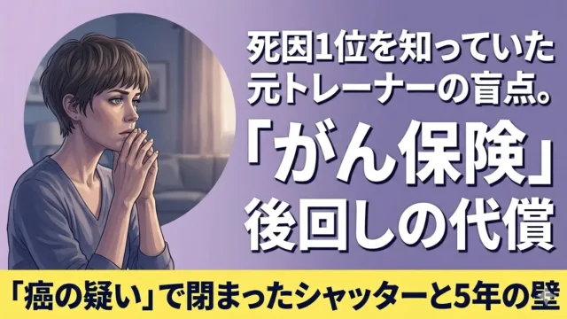 死因1位を知っていた元トレーナーの盲点。「がん保険」後回しの代償 「癌の疑い」で閉まったシャッターと5年の壁